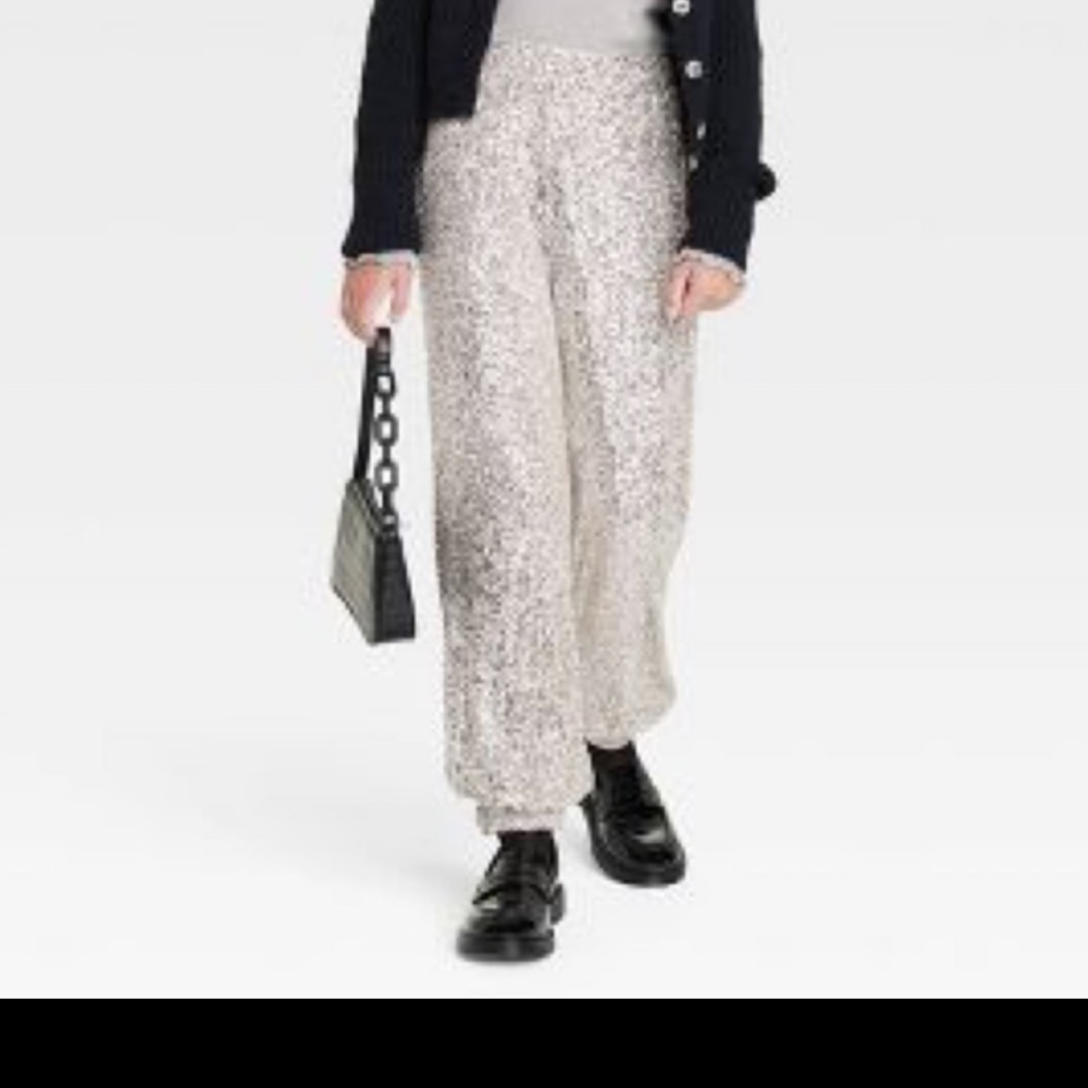 Art class, sequin joggers with pockets